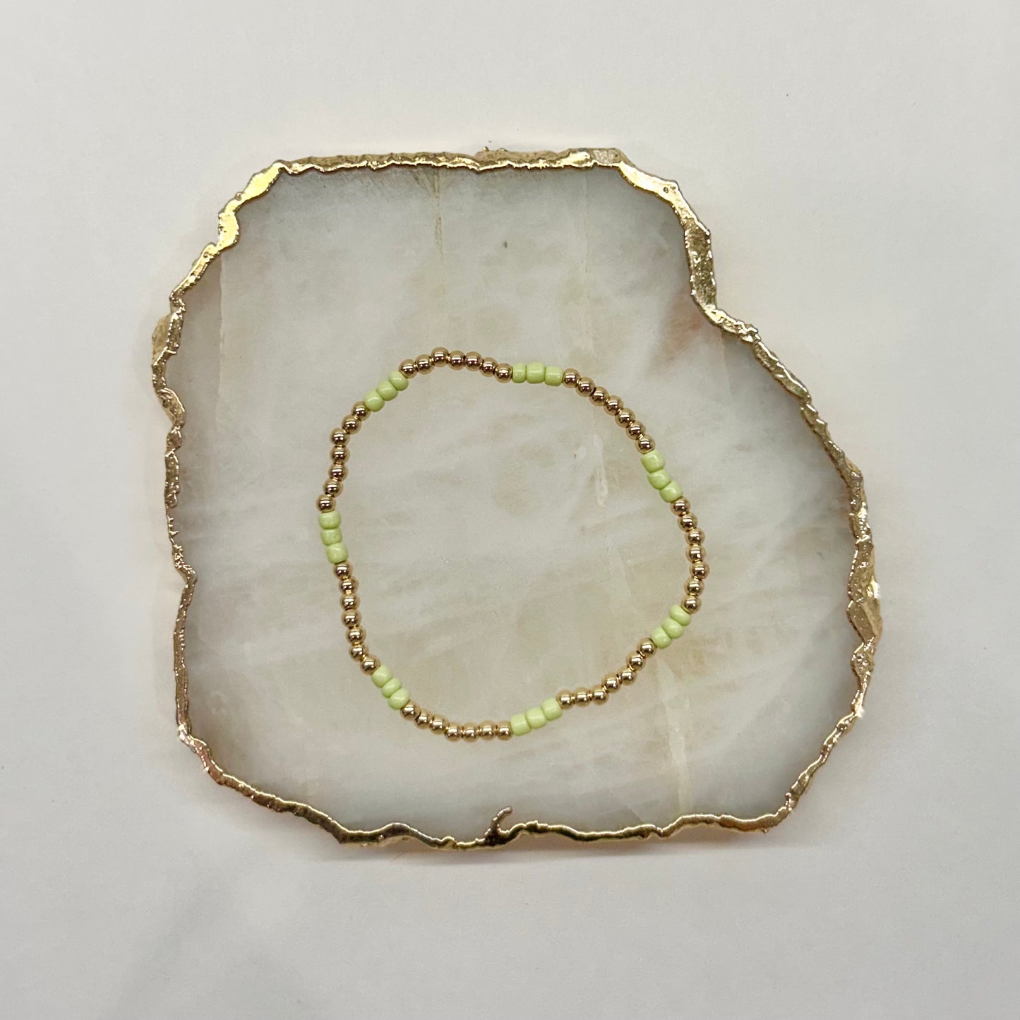 Aria Bracelet in Light Green