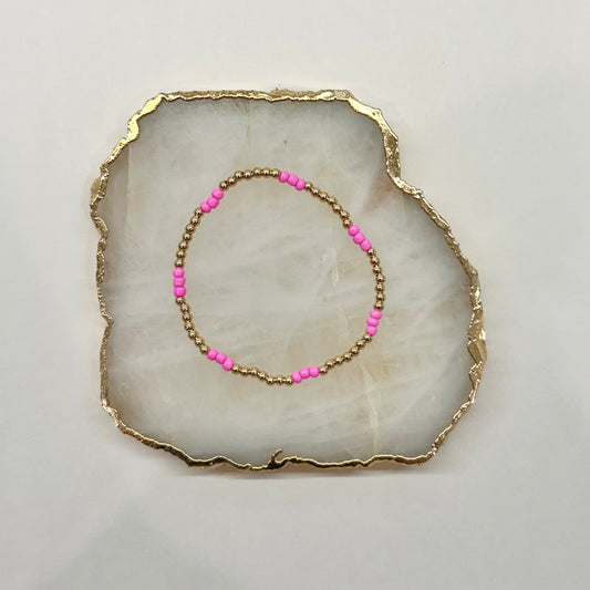Aria Bracelet in Bright Pink