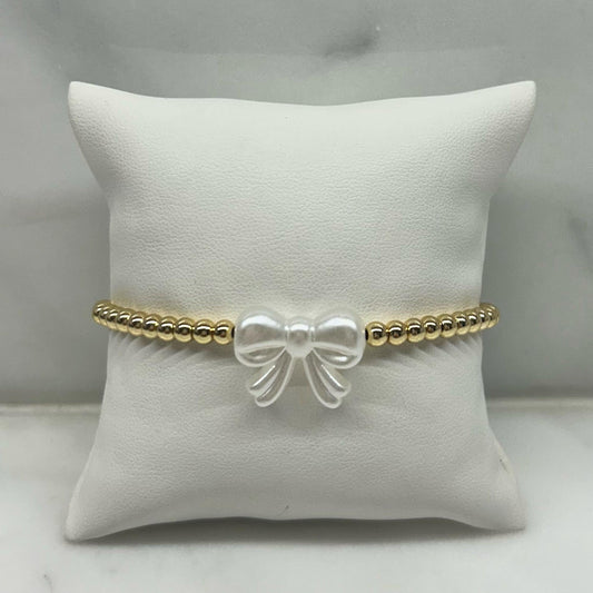 Pearl Bow Bracelet