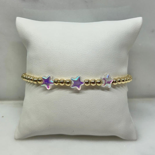 Iridescent Star Bracelet
