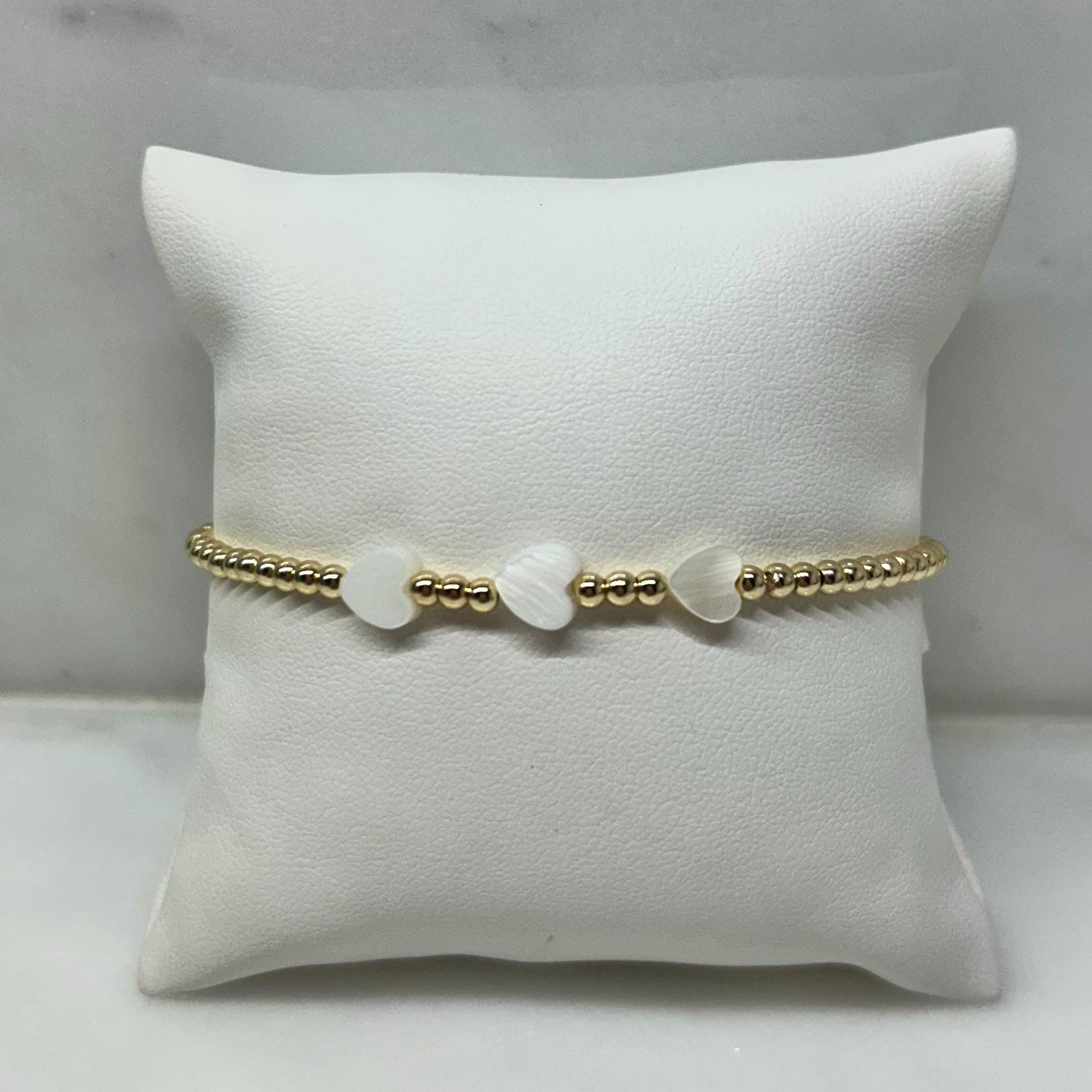 Shell Heart Bracelet
