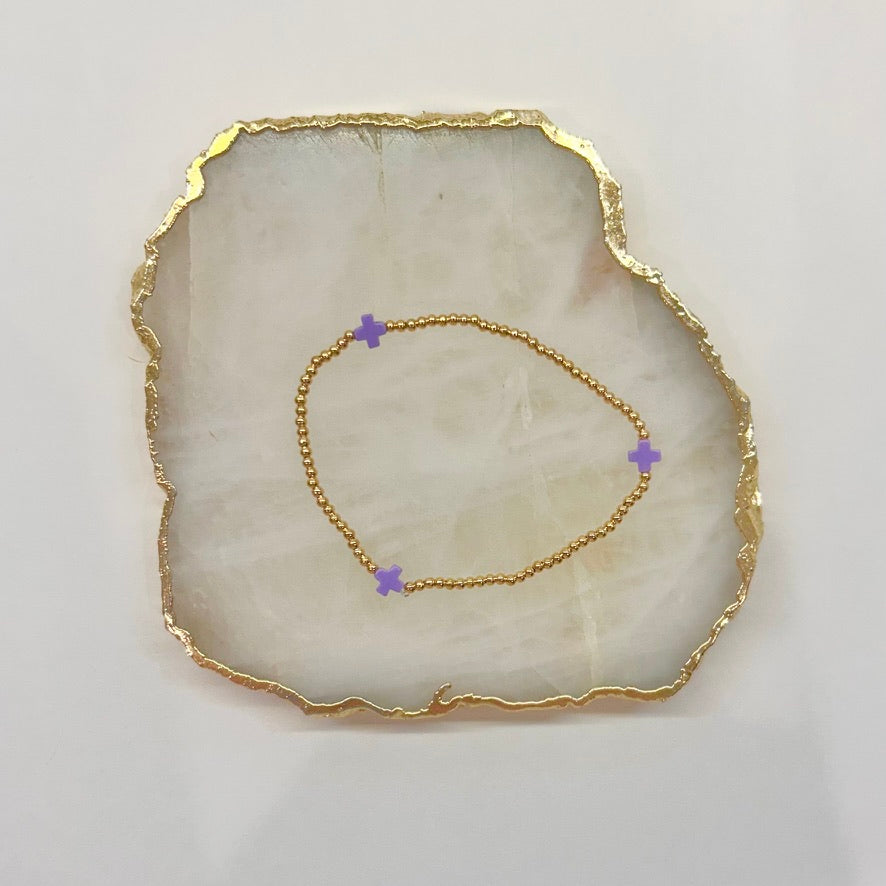 Faith Bracelet in Purple