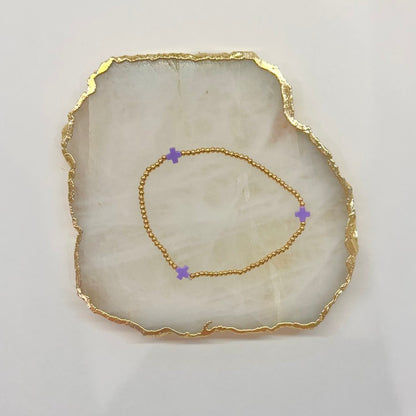 Faith Bracelet in Purple