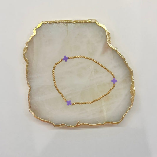 Faith Bracelet in Purple