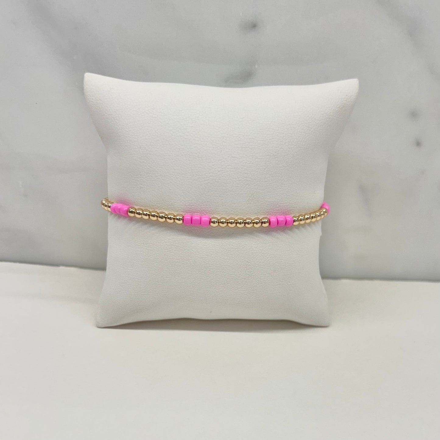 Aria Bracelet in Bright Pink