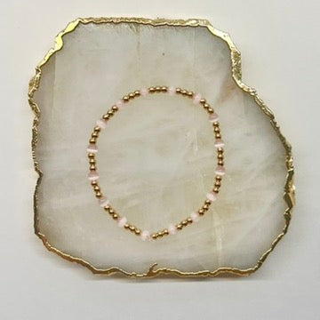 Sicily Bracelet in Rose Quartz