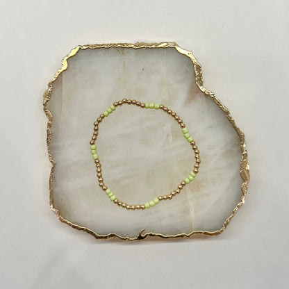 Aria Bracelet in Light Green