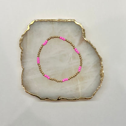Aria Bracelet in Bright Pink