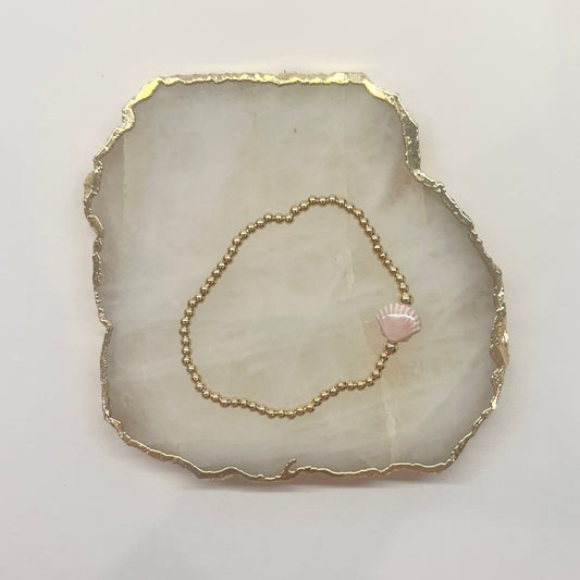 Seashell Bracelet in Mauve
