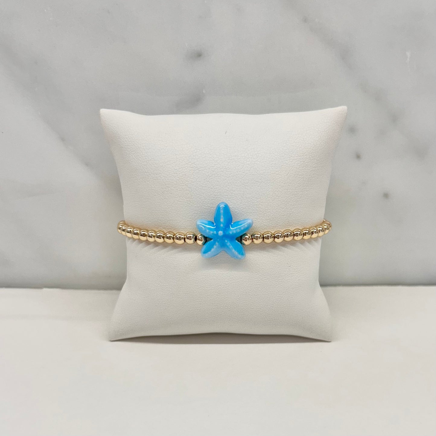 Starfish Bracelet in Pool Blue