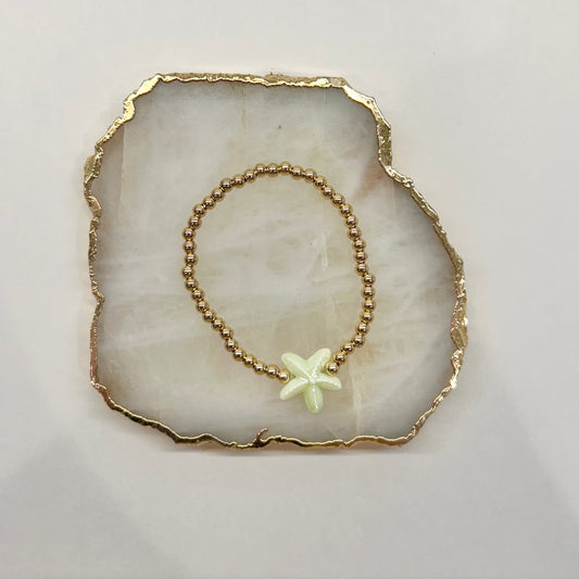Starfish Bracelet in Seafoam Green