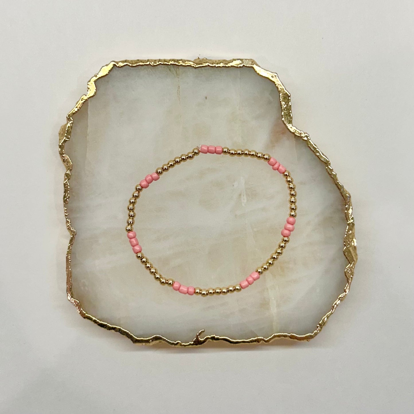 Aria Bracelet in Light Coral
