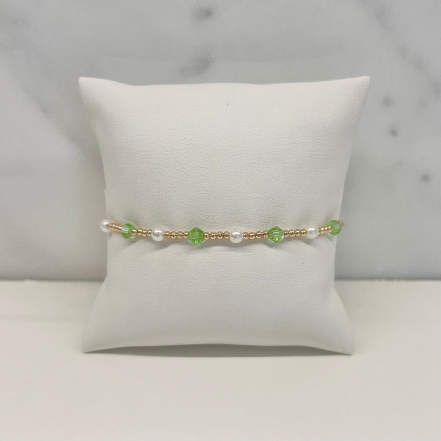 Fina Bracelet in Light Green