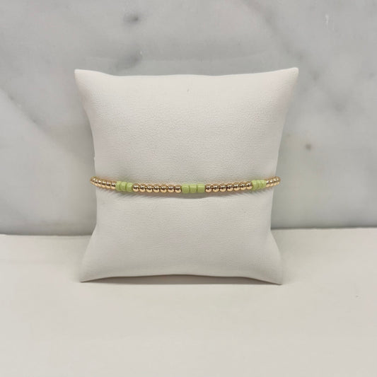 Aria Bracelet in Light Green