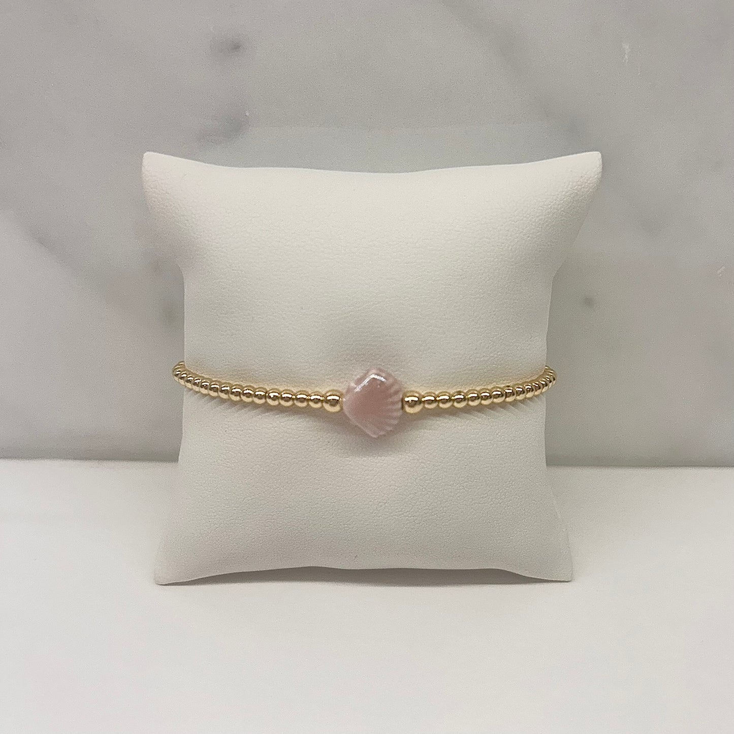 Seashell Bracelet in Mauve