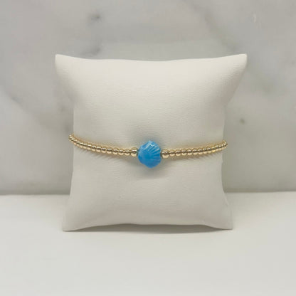 Seashell Bracelet in Blue