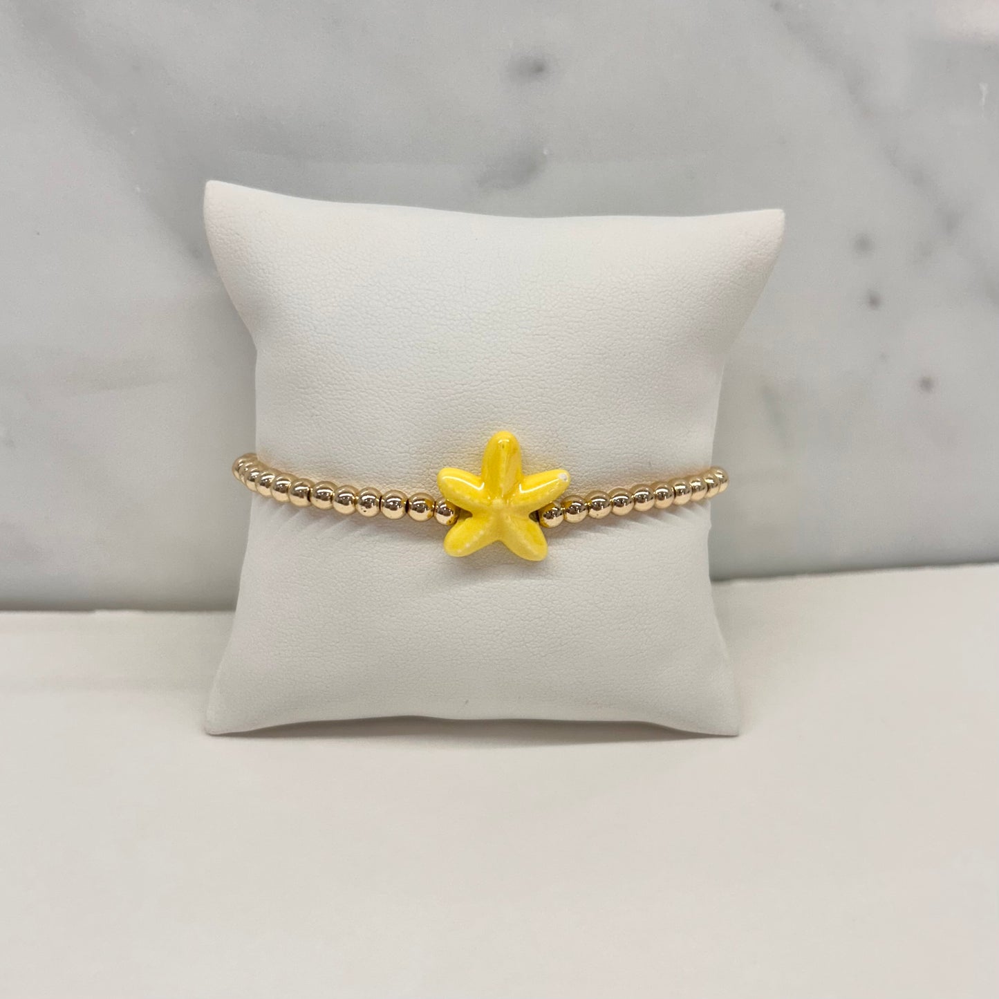 Starfish Bracelet in Yellow