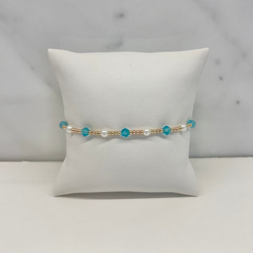 Fina Bracelet in Aquamarine