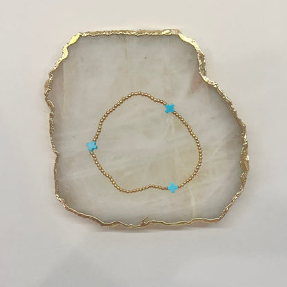 Faith Bracelet in Aqua