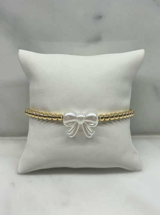 Pearl Bow Bracelet