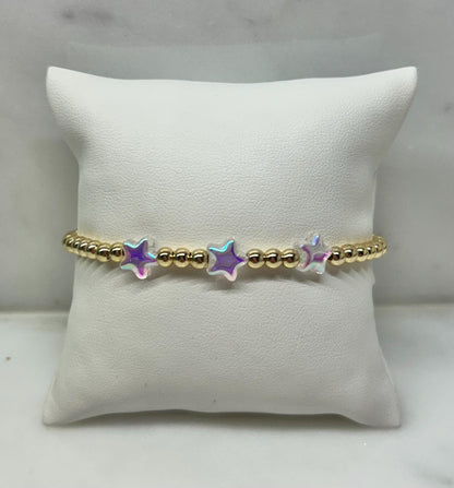 Iridescent Star Bracelet