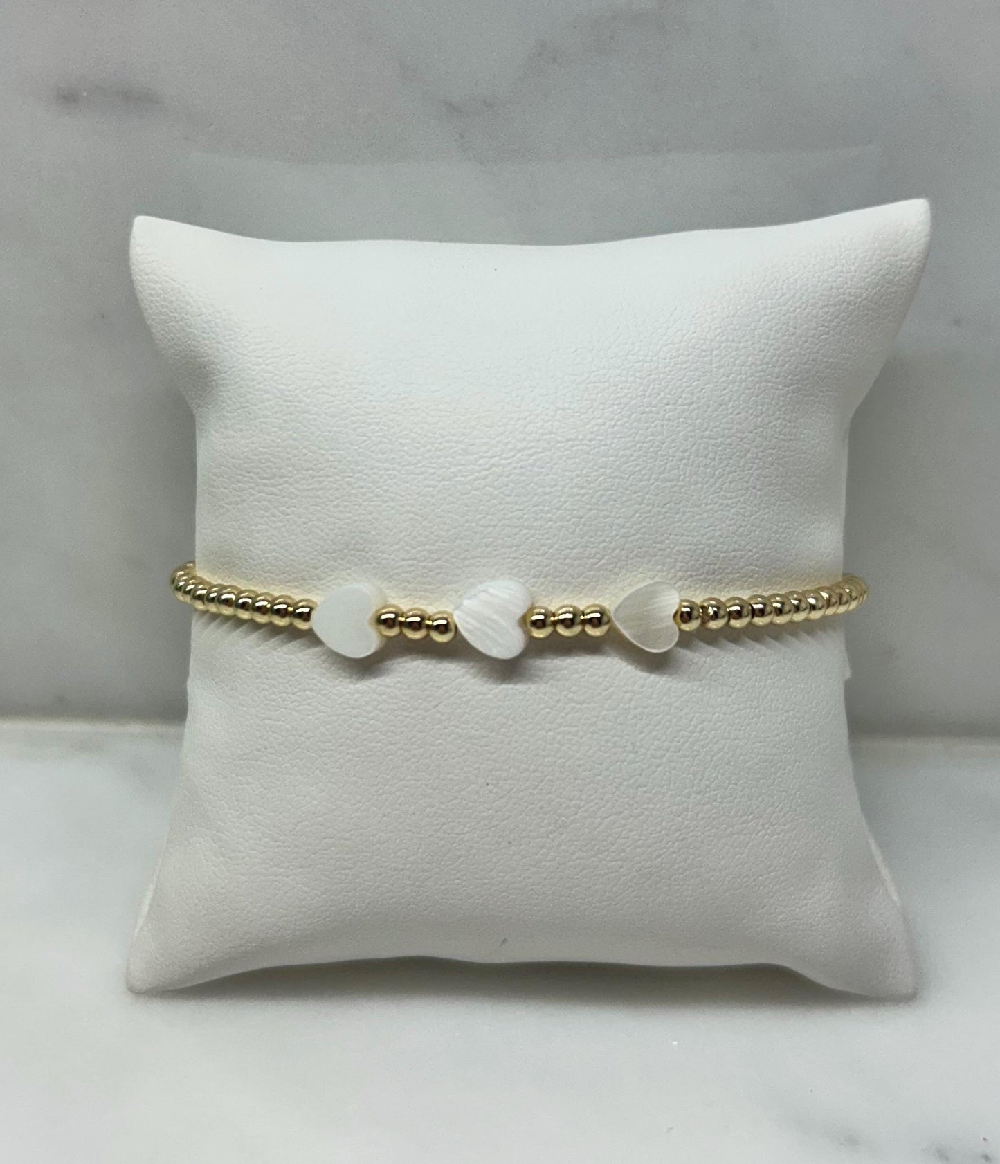 Shell Heart Bracelet