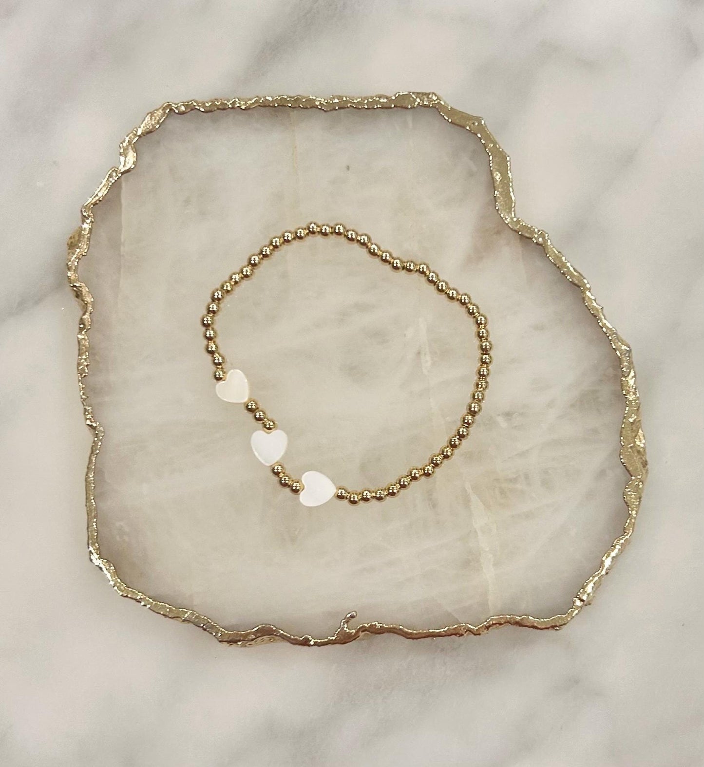 Shell Heart Bracelet